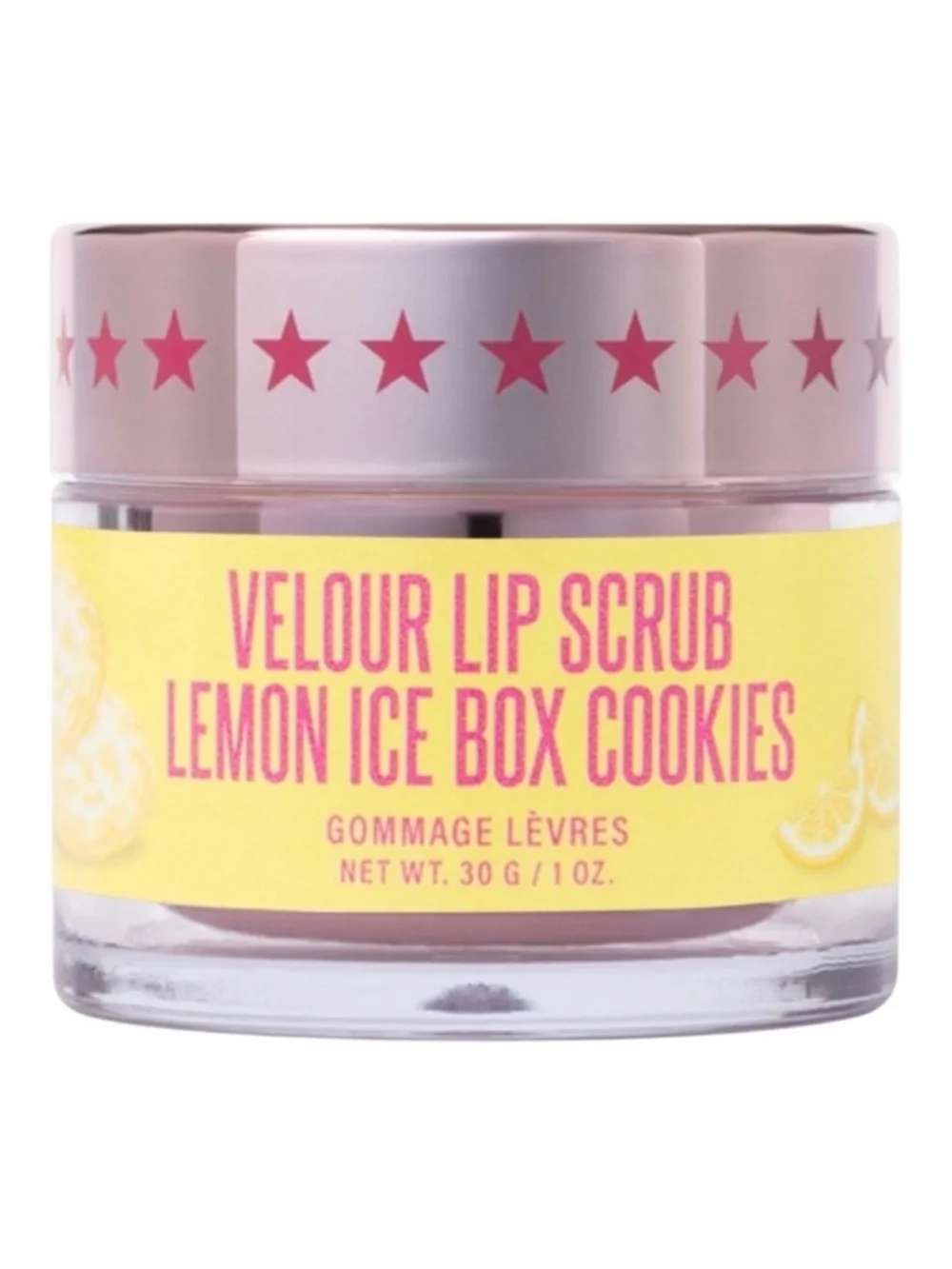 Jeffree Star Velour Lip Scrub Lemon Ice Box Cookies BNIB Vegan 30g Limited Ed